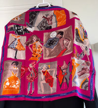 Load image into Gallery viewer, Hermes Vintage Silk Scarf “J'aime mon Carré” by Saw/Adaptation Studio