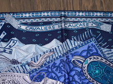 Load image into Gallery viewer, Hermes Silk Scarf “CAVALIERS DU CAUCASE” by Annie Faivre