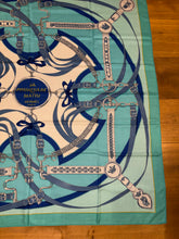 Load image into Gallery viewer, Hermes Cashmere/Silk Shawl “La Promenade du Matin” by Henri d'Origny 140