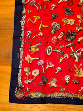 Load image into Gallery viewer, Hermes Cashmere and Silk GM Shawl « Champignons » by Anna Gavarni/Francoise de la Perriere
