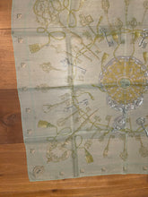 Load image into Gallery viewer, Hermes Silk Mousseline Scarf “Les Cles” by Caty Latham.