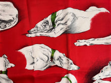 Load image into Gallery viewer, Hermes Silk Twill Scarf «Les Levriers» by Xavier de Poret.