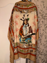 Load image into Gallery viewer, Hermes Cashmere and Silk Scarf “La Pani Shar Pawnee” by Kermit Oliver 140.