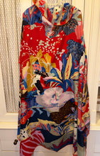 Load image into Gallery viewer, Hermes Cashmere and Silk GM Shawl «En Liberte !» by Carine Brancowitz 140.