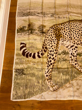 Load image into Gallery viewer, Hermes Wash Silk Scarf Acinonyx Jubatus by Christian Renonciat 140
