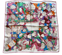 Load image into Gallery viewer, Hermes Silk Scarf “Métamorphoses” by Philippe Dumas.