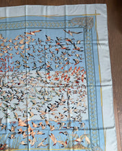 Load image into Gallery viewer, Hermes Cashmere/Silk Shawl “Libres Comme l'Air” by Annie Faivre