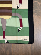 Load image into Gallery viewer, Hermes Cashmere/Silk Shawl “Rocabar” by Henri d'Origny 140