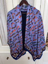 Load image into Gallery viewer, Hermes Cashmere and Silk GM Shawl “Lettres d’Erevan” by Karen Petrossian 140.