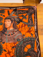 Load image into Gallery viewer, Hermes Cashmere/Silk GM Shawl “Cosmogonie apache” by Antoine Tzapoff 140.