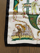 Load image into Gallery viewer, Hermes Silk jacquard Scarf “La Comédie Italienne” by Philippe Ledoux.