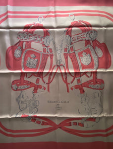 Hermes Dip Dye Silk Scarf « Brides de Gala » by Hugo Grygkar.