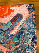 Load image into Gallery viewer, Hermes Silk Twill Scarf “Into the Canadian Wild » by Alice Shirley.