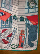 Load image into Gallery viewer, Hermes Silk Scarf “Le Grand Prix Du Faubourg” by Ugo Gattoni.