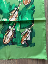 Load image into Gallery viewer, Hermes Silk Scarf “Concerto” Louis Clerc.