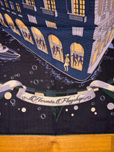Load image into Gallery viewer, Hermes Cashmere/Silk Shawl “Hermès Flagship” by Dimitri Rybaltchenko 140.