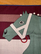 Load image into Gallery viewer, Hermes Cashmere/Silk Shawl “Rocabar” by Henri d&#39;Origny 140