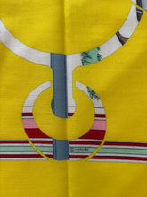 Load image into Gallery viewer, Hermes Cashmere/Silk Shawl “Eperon d’Or et Tenues de Jour” by  Henri d'Origny and Jacques Eudel 140