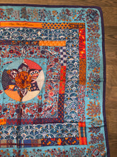 Load image into Gallery viewer, Hermes Cashmere and Silk GM Shawl “Piqué Fleuri de Provence” by Christine Henry 140.