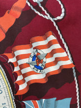 Load image into Gallery viewer, Special Edition Hermes Silk Scarf «Rose Compas for Air Algérie» by Eudel Jaques.