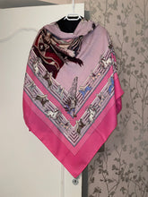 Load image into Gallery viewer, Hermes Cashmere and Silk Scarf “La Pani Shar Pawnee” by Kermit Oliver 140.