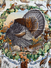 Load image into Gallery viewer, Hermes Cashmere/Silk Shawl “Fauna et Flora du Texas” by Kermit Oliver 140.