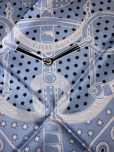 Hermes Silk GM Shawl “Eperon d’Or Bandana” by Henri d’Origny 140.
