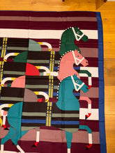 Load image into Gallery viewer, Hermes Cashmere/Silk Shawl “Rocabar” by Henri d&#39;Origny 140