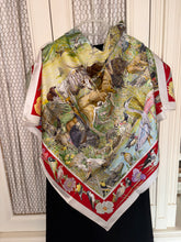 Load image into Gallery viewer, Hermes Silk Twill Scarf “La vie sauvage du Texas” by Kermit Oliver.