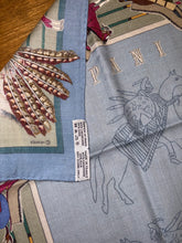 Load image into Gallery viewer, Hermes Cashmere and Silk Scarf “La Pani Shar Pawnee” by Kermit Oliver.