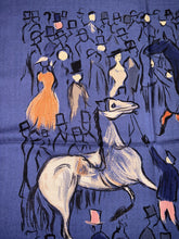 Load image into Gallery viewer, Hermes Cashmere/Silk GM Shawl “Paddock” by Jean-Louis Clerc 140.