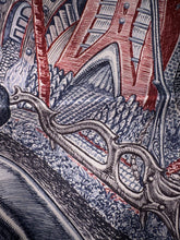 Load image into Gallery viewer, Hermes Silk Scarf «City of Light» designed by Elias Kafouros