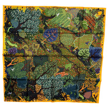 Load image into Gallery viewer, Hermes Silk Twill Scarf “Dans Un Jardin Anglais” by Alice Shirley