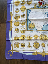 Load image into Gallery viewer, Hermes Silk Scarf «Arms of United States» by Hugo Grygkar.