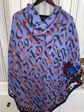 Load image into Gallery viewer, Hermes Cashmere and Silk GM Shawl “Lettres d’Erevan” by Karen Petrossian 140.