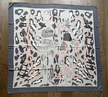 Load image into Gallery viewer, Hermes GM Cashmere Shawl “Monsieur et Madame” by Robert Dallet and Bali Barret 140.