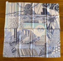 Load image into Gallery viewer, Hermes Silk Scarf “Acte III, Scene I, La Clairiere» by Edouard Baribeaud.