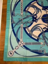 Load image into Gallery viewer, Hermes Cashmere/Silk Shawl “La Promenade du Matin” by Henri d'Origny 140