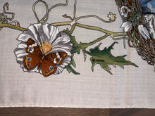 Load image into Gallery viewer, Hermes Cashmere/Silk Shawl “Fauna et Flora du Texas” by Kermit Oliver 140.