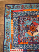 Load image into Gallery viewer, Hermes Cashmere and Silk GM Shawl “Piqué Fleuri de Provence” by Christine Henry 140.