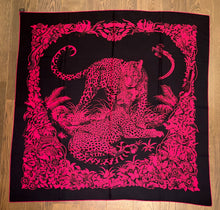 Load image into Gallery viewer, Hermes Cashmere and Silk GM Shawl « Jungle Love Tattoo » by Robert Dallet 140.