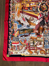 Load image into Gallery viewer, Hermes Silk Twill Scarf “Tsitsika” by Kermit Oliver.