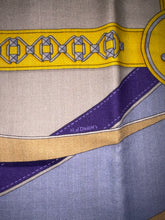 Load image into Gallery viewer, Hermes Cashmere/Silk Shawl “La Promenade du Matin” by Henri d'Origny 140