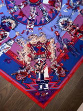 Load image into Gallery viewer, Hermes Cashmere/Silk Shawl “Kachinas” by Kermit Oliver 140