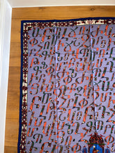 Load image into Gallery viewer, Hermes Cashmere and Silk GM Shawl “Lettres d’Erevan” by Karen Petrossian 140.