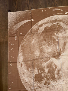 HERMES Cashmere/Silk Shawl “Clair de Lune” by Dimitri Rybaltchenko 140.