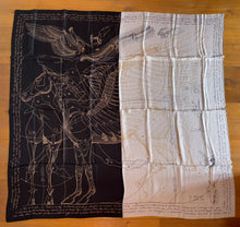 Load image into Gallery viewer, Hermes Silk Plume Scarf Le Pegase d’Hermes” by Christian Renonciat 140
