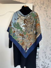 Load image into Gallery viewer, Hermes Cashmere/Silk Scarf “Sichuan” by Robert Dallet.