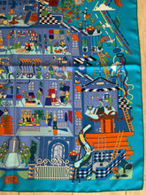 Load image into Gallery viewer, Hermes Silk Scarf “La Maison des Carres ” by Pierre Marie.