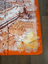 Load image into Gallery viewer, Hermes Silk Scarf “De Passage à Moscou” by  Nathalie Vialars.